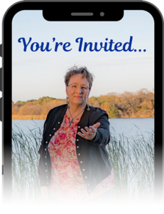 Image of Coach Delisa outstretching her hand to you with the words 